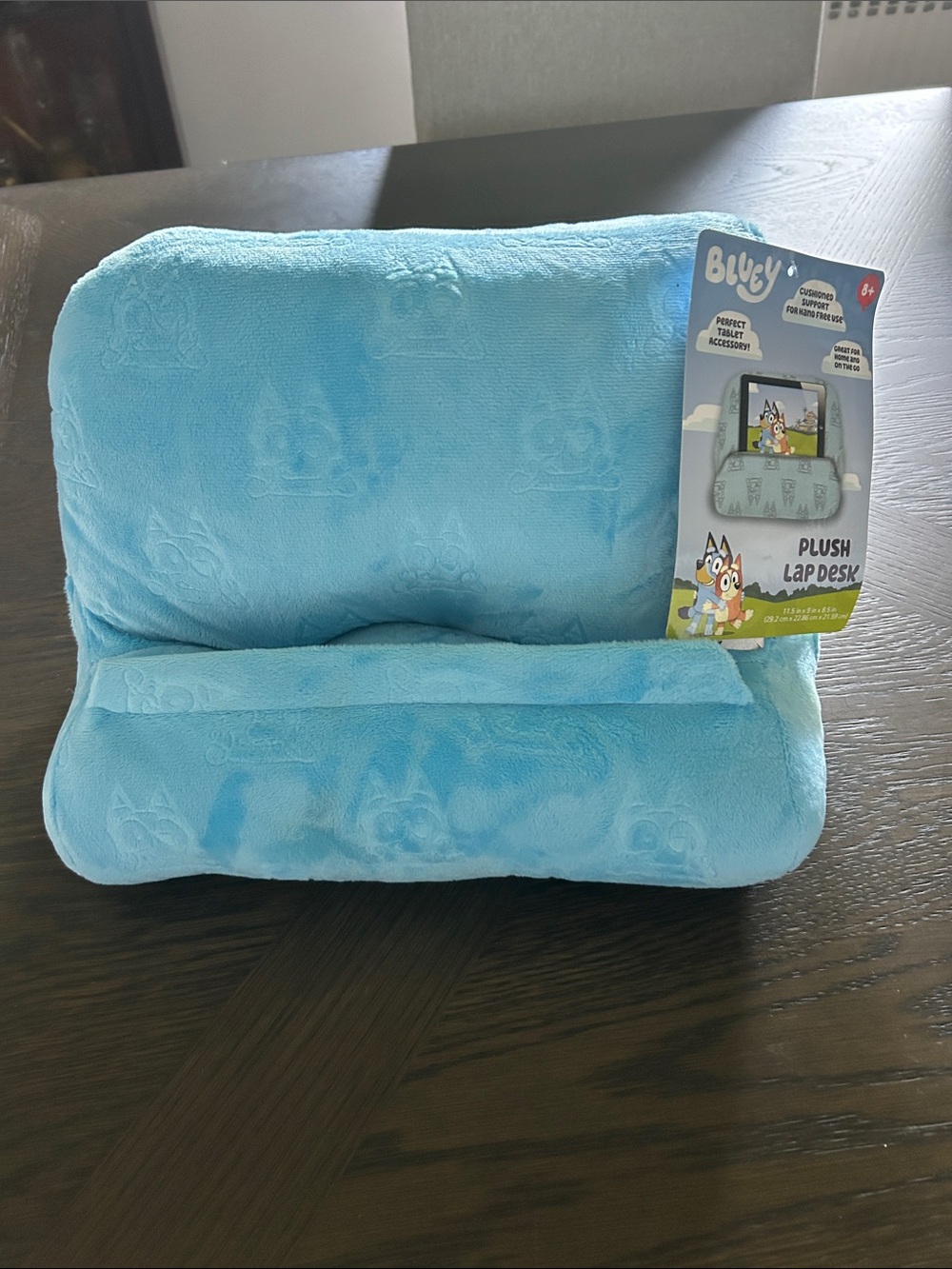 BLUEY Plush Lap Desk Pillow NWT